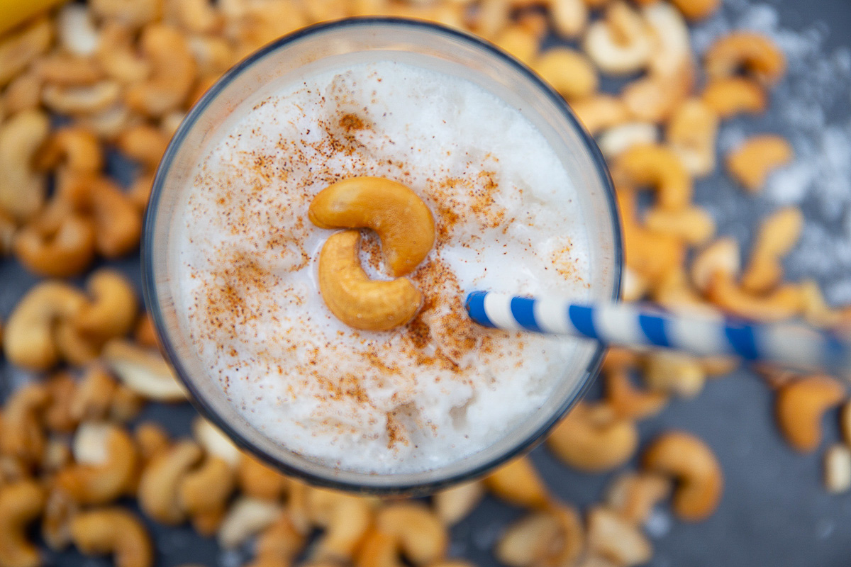 Salted Caramel Cashew Smoothie - WickedStuffed Keto Recipe Blog